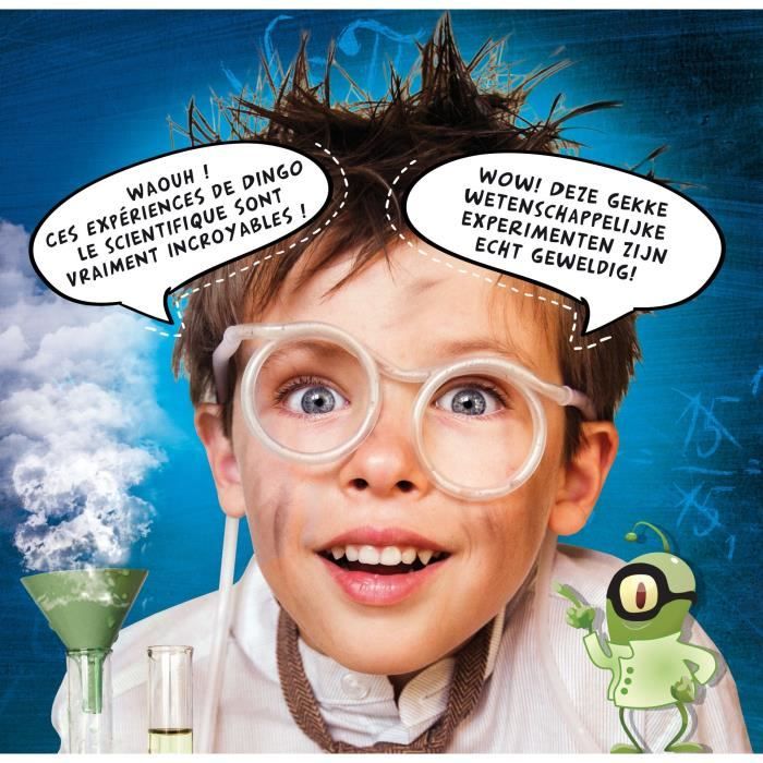 Crazy science - jeu scientifique - Dingo le scientifique - 7 kits expérimentaux - LISCIANI