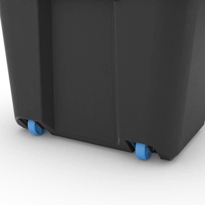 KIS | SCUBA BOX 80 L, Rangement, Noir, 78 x 39,5 x 35 cm