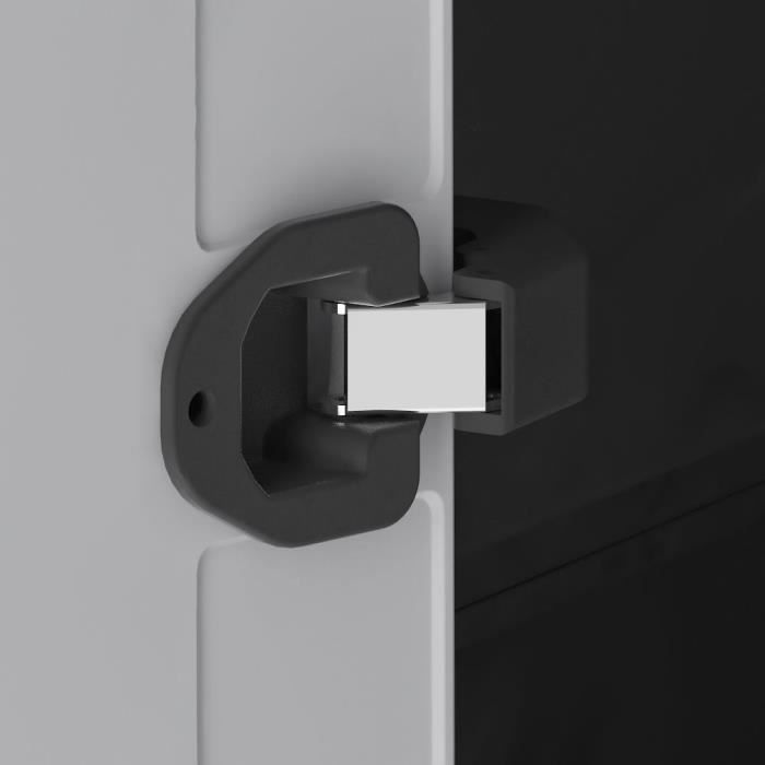 Armoire utilitaire - KETER - TITAN - 44 x 80 x 182 cm - Gris