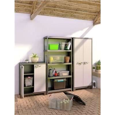 Armoire utilitaire - KETER - TITAN - 44 x 80 x 182 cm - Gris
