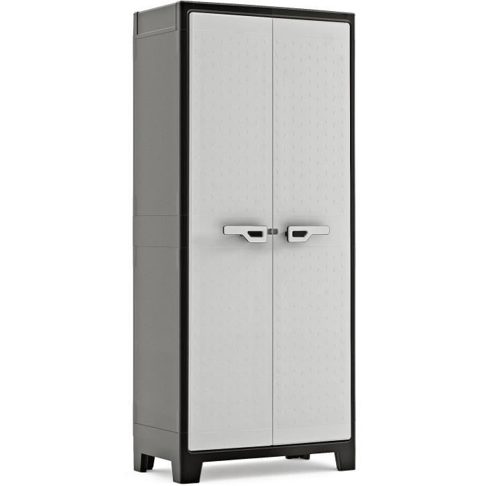Armoire utilitaire - KETER - TITAN - 44 x 80 x 182 cm - Gris
