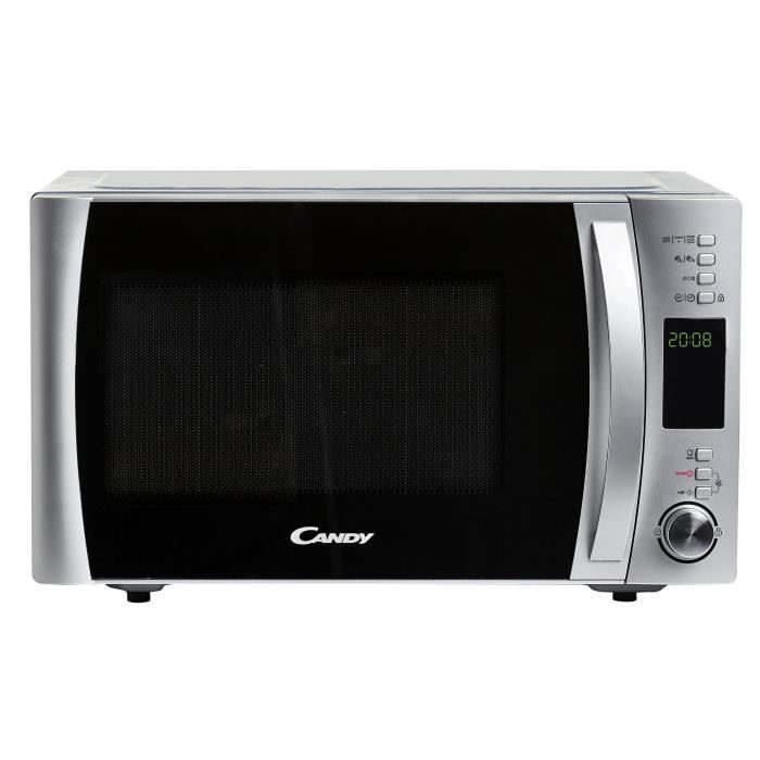 Micro-ondes Gril Candy Essenza - CMXG30DS - 900W - 30L - Argent - Fonction DÈcongÈlation - 5 Niveaux de Puissance - 10 Menus Auto