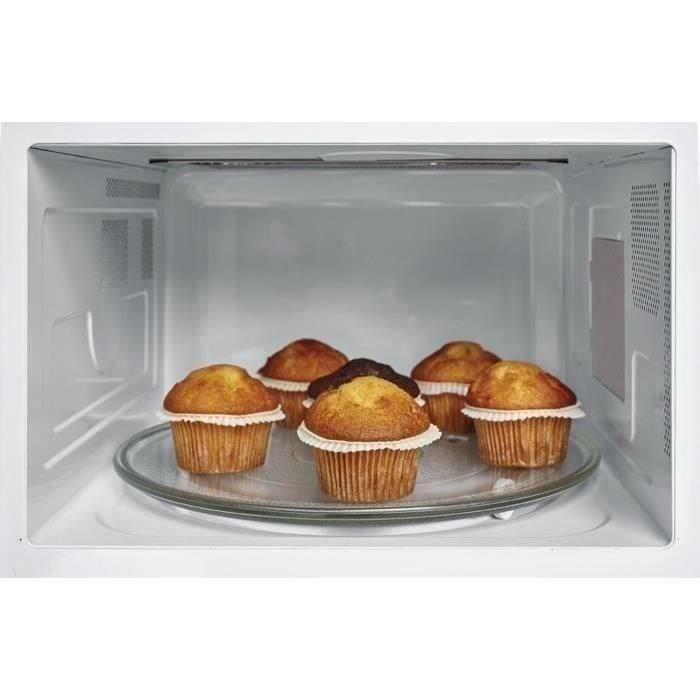 Micro-ondes Candy Timeless CMXW20DW 700W 20L Digital Blanc - Fonction Décongélation - 5 Niveaux de Puissance - 10 Menus Auto