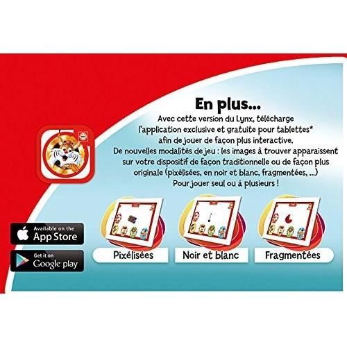 Le Lynx 400 Images, Educa, Jeu de sociÈtÈ Famille et Enfants, Renforce la mÈmoire visuelle et les rÈflexes, des 6 Ans (16042)