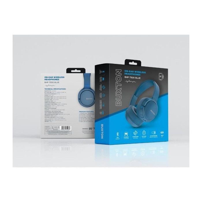 Casque supra-auriculaire sans fil - Buxton - BHP 7300 BLUE