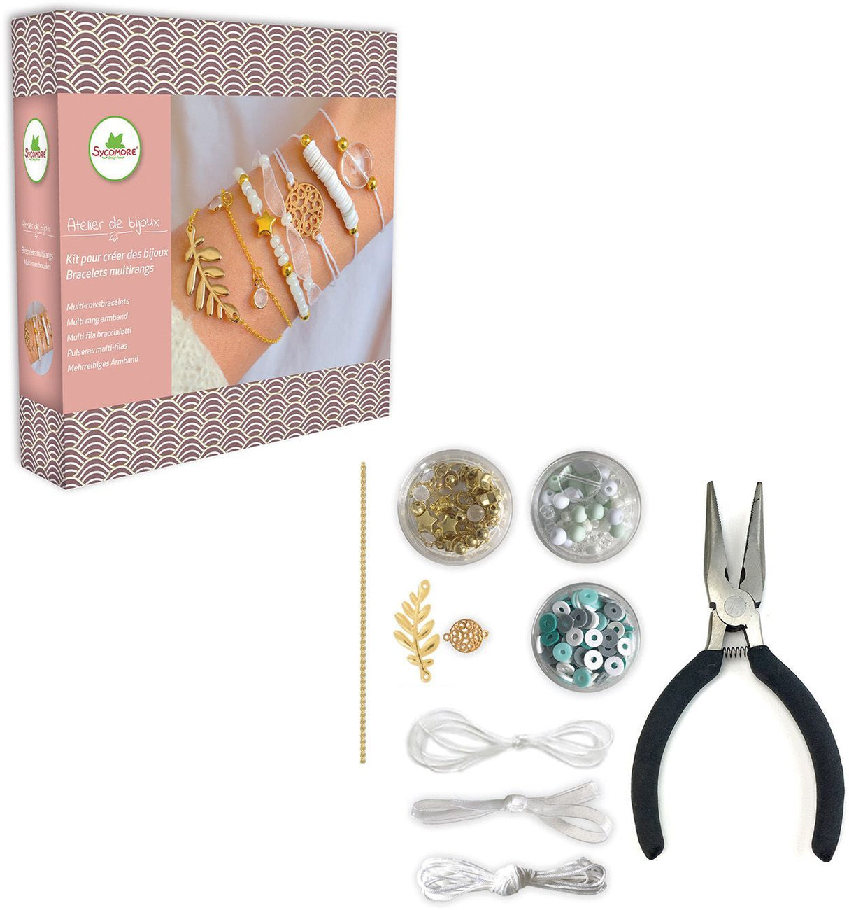 Atelier de bijoux - SYCOMORE - Bracelets multirangs - Des 12 ans