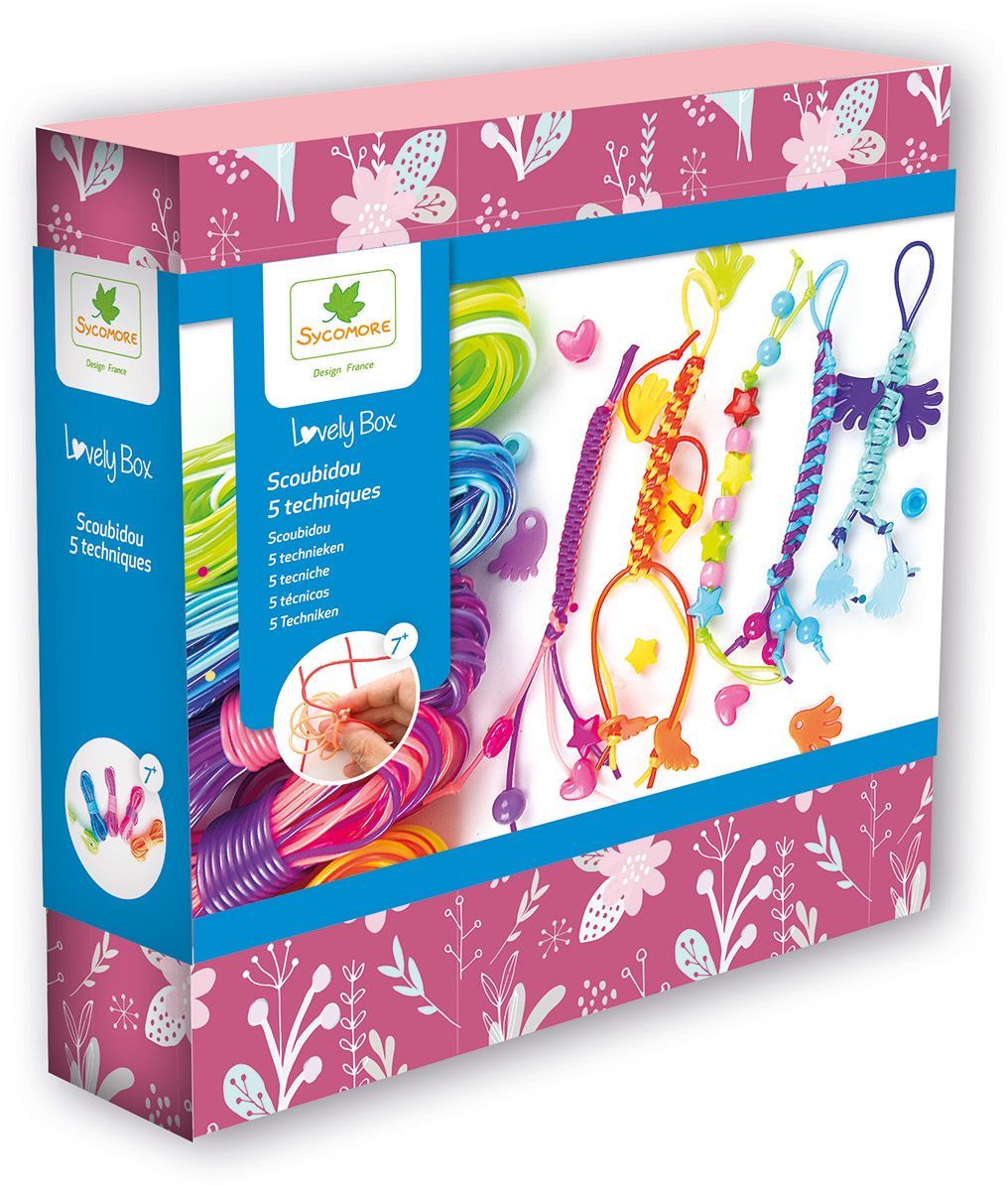 Lovely Box - SYCOMORE - 5 Techniques de scoubidou - Des 7 ans