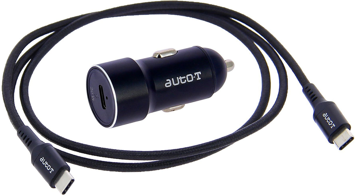 Kit chargeur auto - AUTO T - 540225 - USB-C - 20 W - 5 A