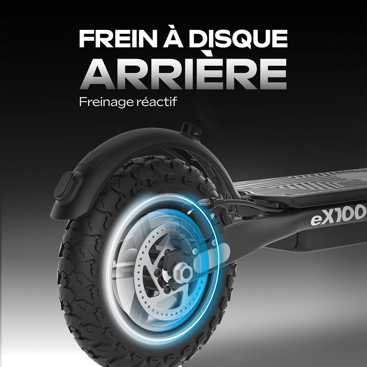 Trottinette électrique - EZWAY - EX100 - 450 W - Roues 10 - Autonomie 25 km