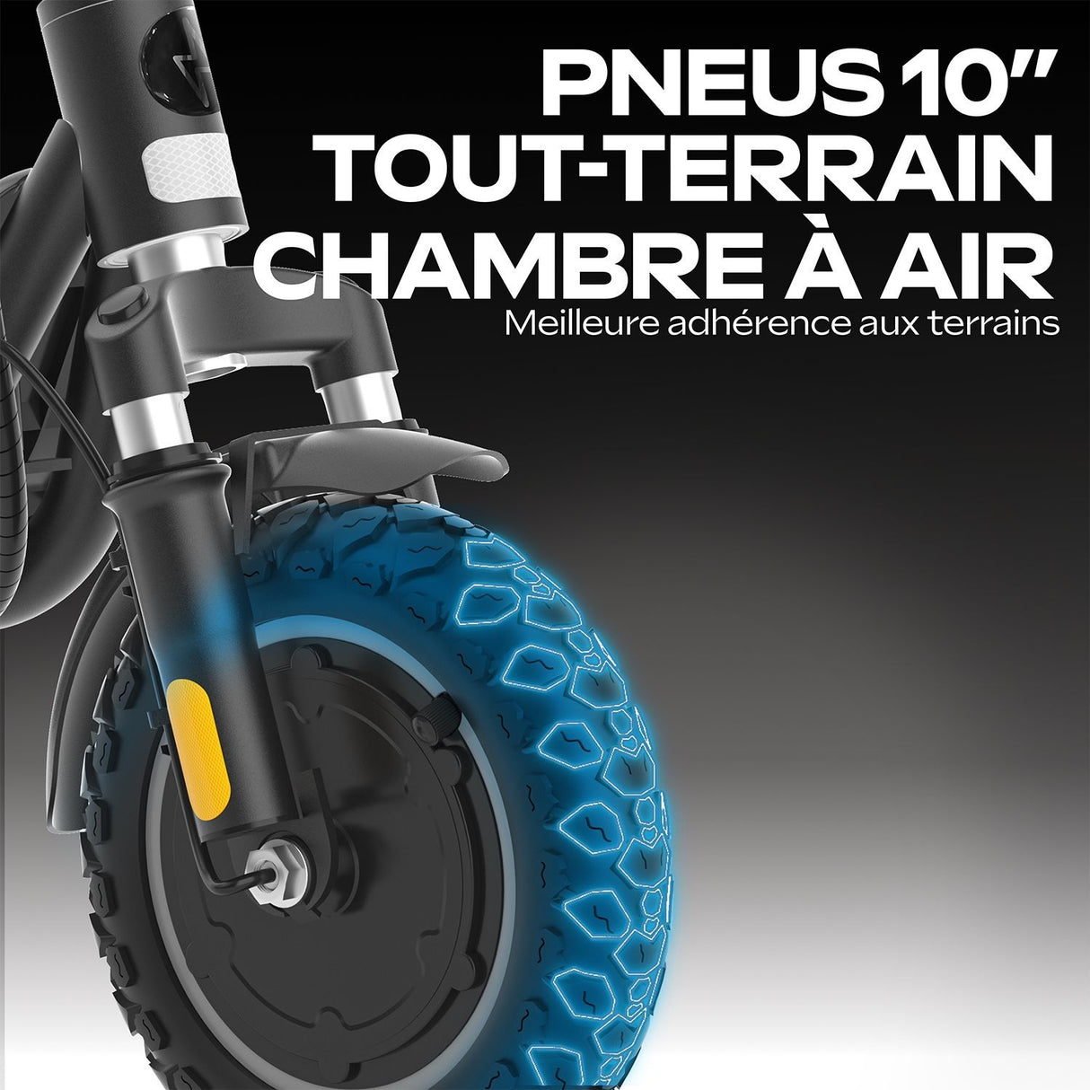 Trottinette électrique - EZWAY - EX100 - 450 W - Roues 10 - Autonomie 25 km