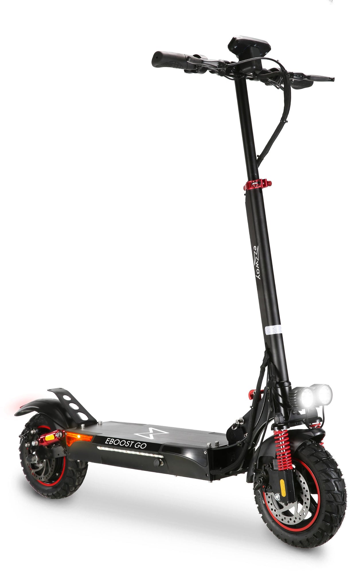 Trottinette électrique tout terrain pliable EBOOST GO - EZWAY - 10 - 48V - 800W - Auto 50KM Feu stop + clignotants
