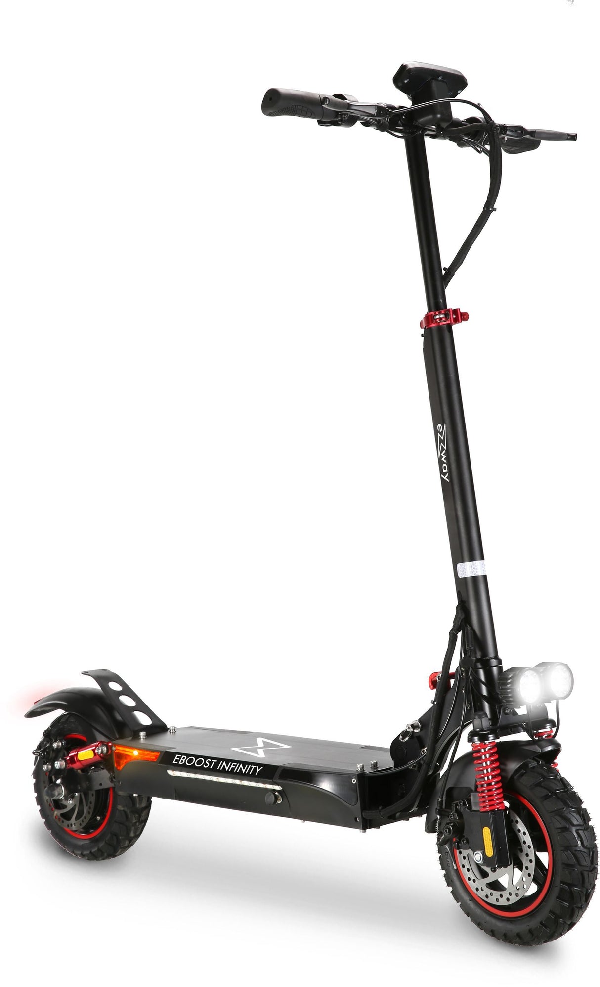 Trottinette électrique tout terrain pliable EBOOST INFINITY - EZWAY - 10 - 48V - 800W - Auto 90KM Feu stop + clignotants