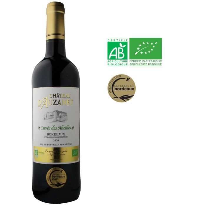 Château D'Auzanet Cuvée Des Abeilles 2020 Bordeaux - Vin rouge de Bordeaux - Bio