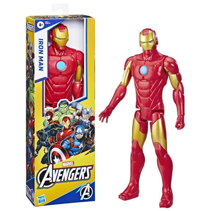 Figurine Iron Man 30 cm, jouet Avengers Titan Hero Series pour enfants a partir de 4 ans, Marvel