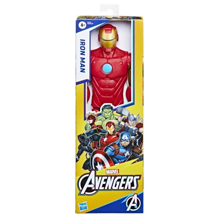 Figurine Iron Man 30 cm, jouet Avengers Titan Hero Series pour enfants a partir de 4 ans, Marvel
