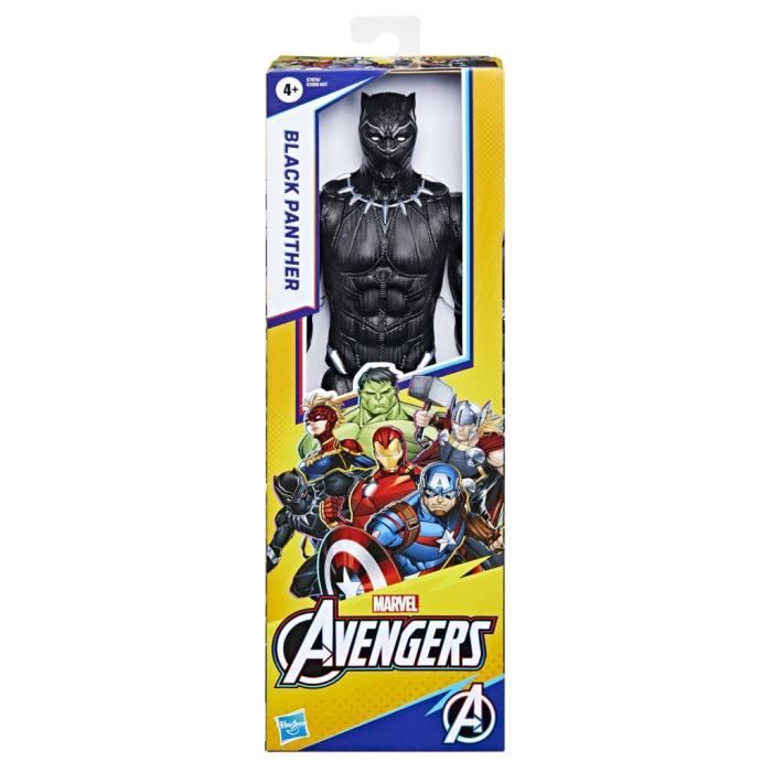 Figurine Black Panther 30 cm, jouet Avengers Titan Hero Series pour enfants a partir de 4 ans, Marvel
