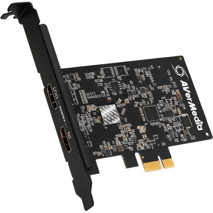 Carte d'Acquisition - AVERMEDIA - Live Streamer Ultra HD GC571 - Pass-Through 4K60 - VRR
