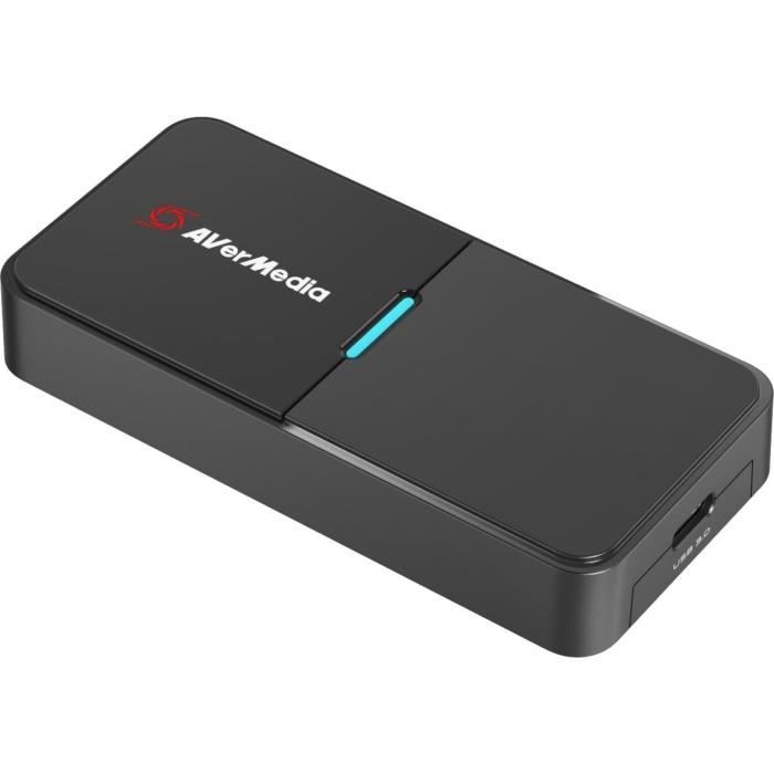 Boîtier d'Acquisition - AVERMEDIA - Live Streamer CAP 4K BU113 - HDMI vers USB3 - Compatible DSLR - Couleur Noir