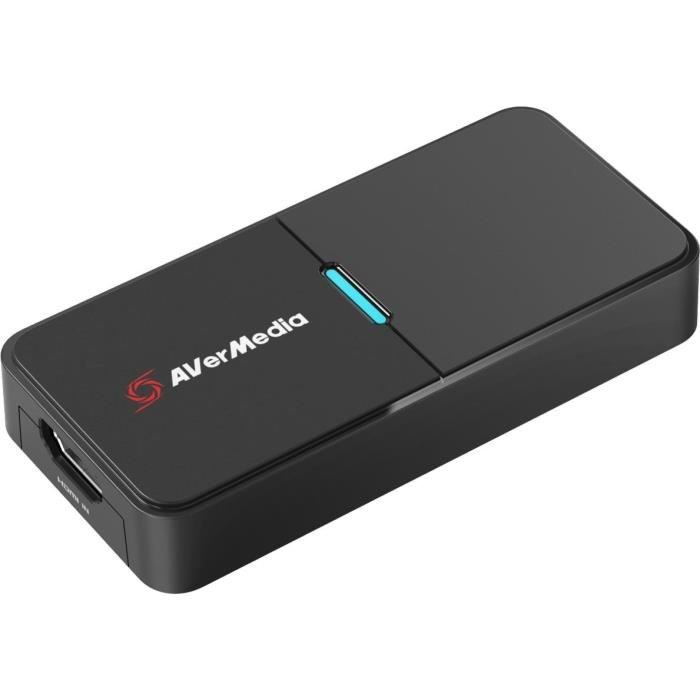 Boîtier d'Acquisition - AVERMEDIA - Live Streamer CAP 4K BU113 - HDMI vers USB3 - Compatible DSLR - Couleur Noir