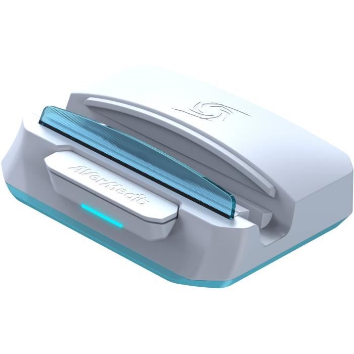 Dock Console - AVERMEDIA - GC515 Blanc - Carte d'Acquisition Intégrée - Port SD