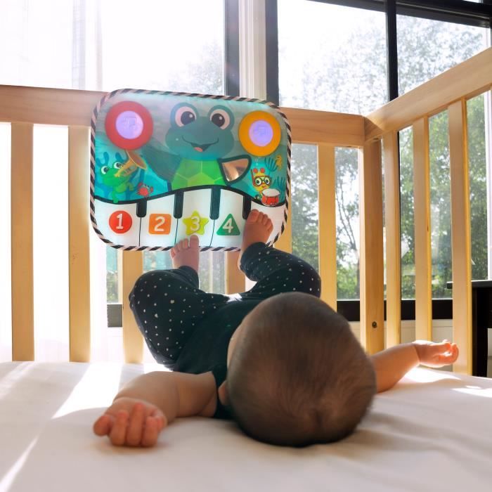 BABY EINSTEIN NEPTUNE Piano de lit bébé musical pour bébé, découverte chiffres, Cadeau Noel bébé, 0M+