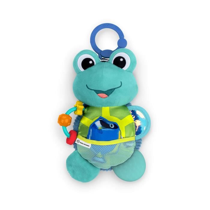 BABY EINSTEIN NEPTUNE Peluche doudou bébé tortue, multisensoriel, Cadeau Noel bébé 0M+