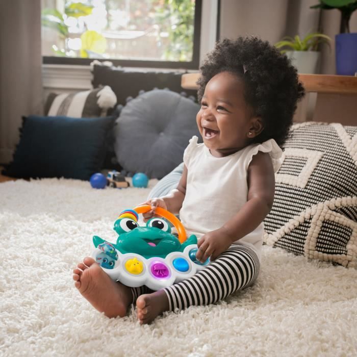 BABY EINSTEIN NEPTUNE jouet d'activité sensorielle, lumieres et musiques interactives, Cadeau Noel bébé 3M+