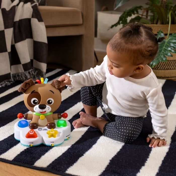 BABY EINSTEIN DEAN le chien- Jouet d'éveil multisensoriel, apprentissage, musique, cadeau bébé, multilingue 6M+