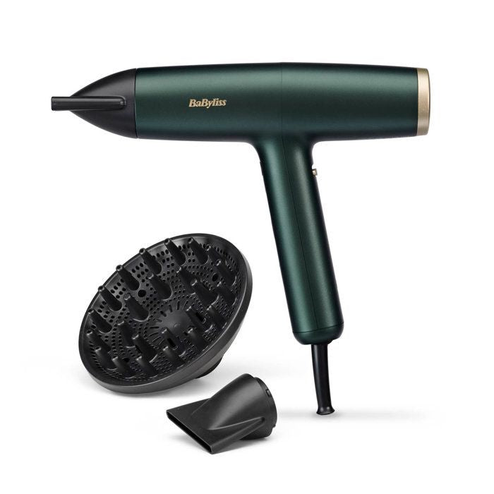 Seche-cheveux - Babyliss - D6555DE - Air Power Pro VERT - Moteur numérique - Systeme ionique - Ultra-silencieux