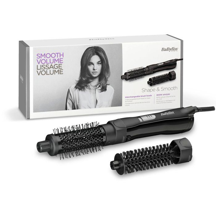 Brosse soufflante - BaByliss - AS82E Shape & Smooth - Pour une mise en forme et du volume