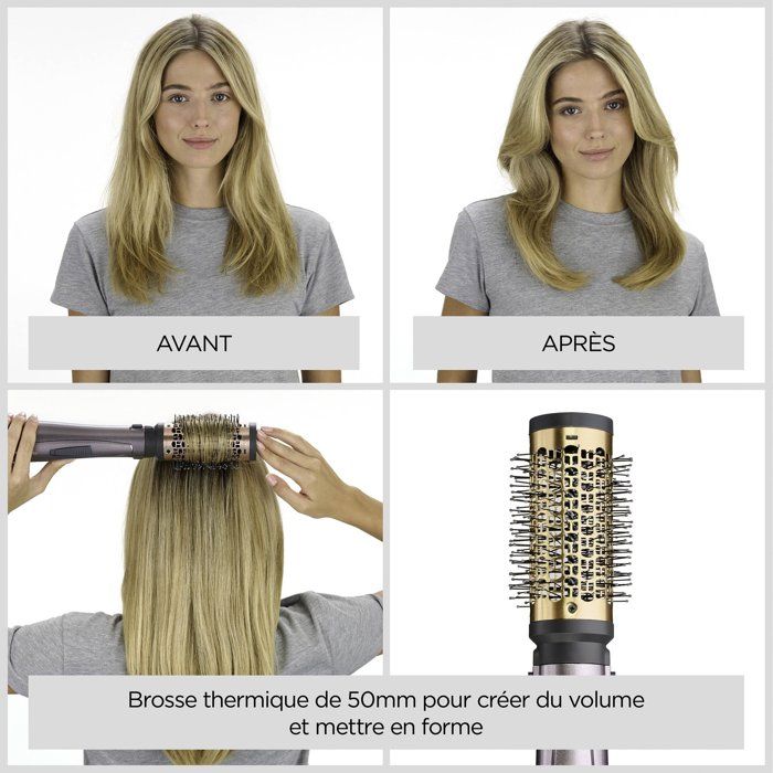Brosse soufflante - BaByliss - AS136E Air Style 1000 - Pour secher, mettre en forme et boucler