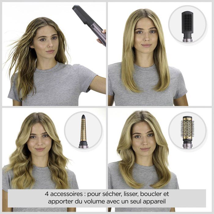 Brosse soufflante - BaByliss - AS136E Air Style 1000 - Pour secher, mettre en forme et boucler