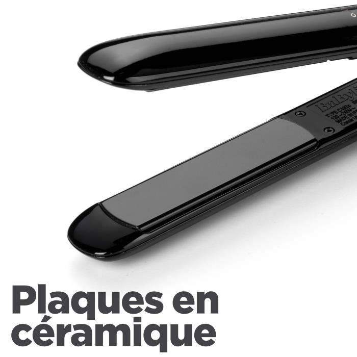 Lisseur - BaByliss - ST255E Sleek Finish 230 - TempÈratures digitales - Plaques tourmaline cÈramique