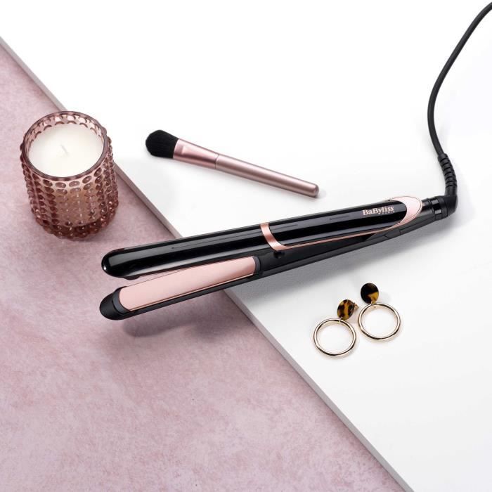 Lisseur Super Smooth 235 - BABYLISS - ST391E - Tourmaline-cÈramique - 6 tempÈratures de 140∞C a 235∞C