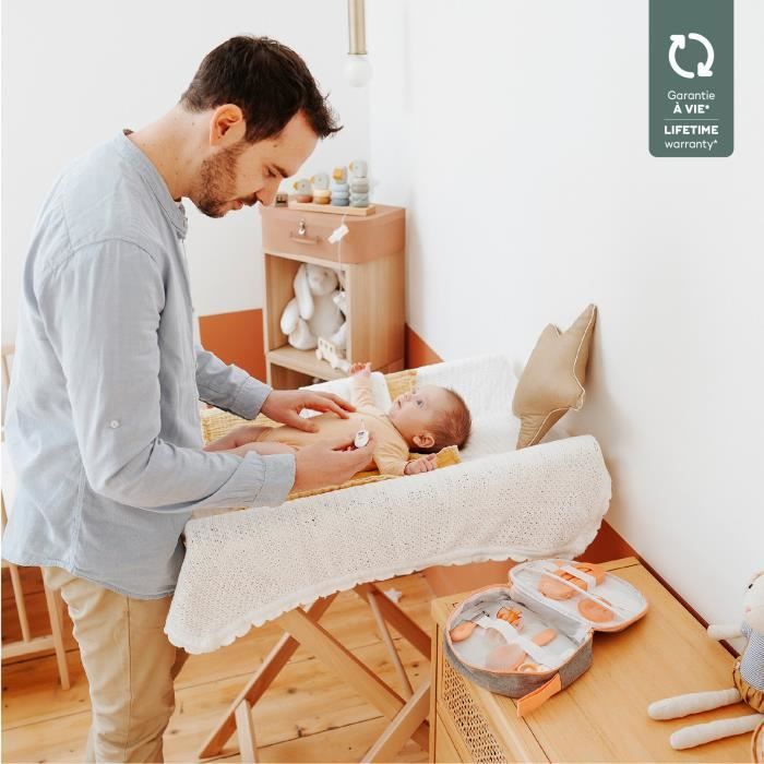 Babymoov Kit de soin pour bÈbÈs 9 pcs Couleur peche et gris