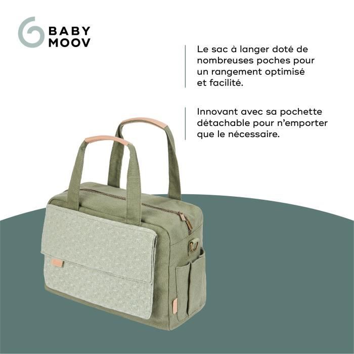 Babymoov Sac (a langer) Day to Day - Tendance et Fonctionnel, CapacitÈ 23L, Nombreuses poches, 6 Accessoires inclus, Abstract