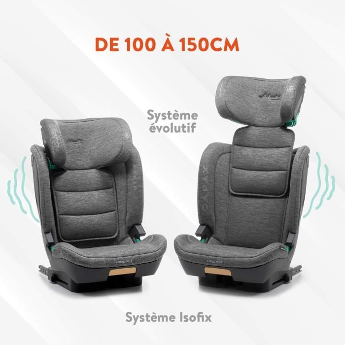 Siege auto - BABYAUTO - CAPAX BLACK LINE - 4-12 ans - I-Size - 100-150 cm