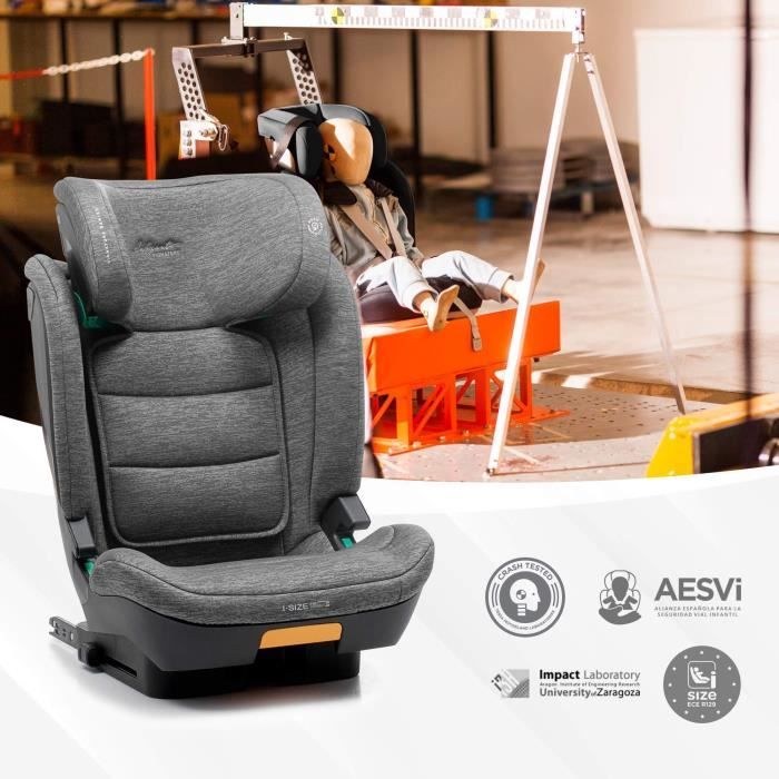 Siege auto - BABYAUTO - CAPAX GREY DOBBY - 4-12 ans - I-Size - 100-150 cm