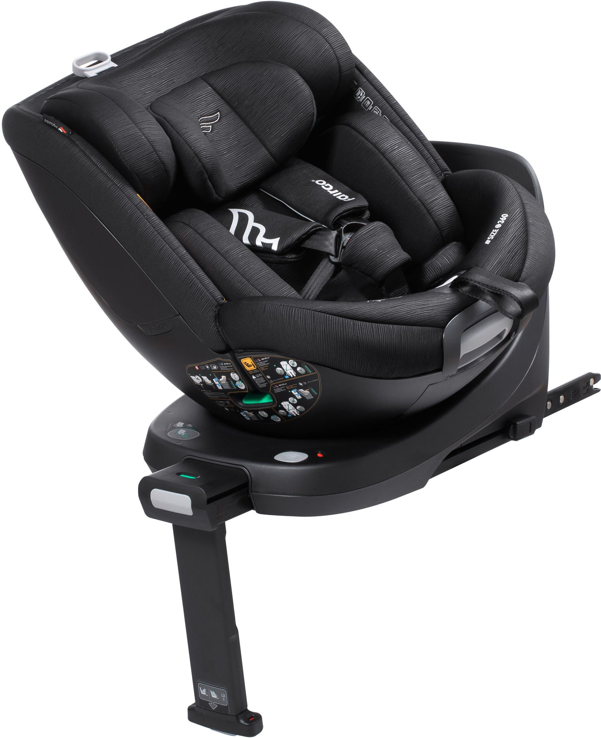 Siege auto - BABYAUTO - Magna Plus - Groupe 0/1/2/3 - I-Size - 40/125 cm - Isofix - Pivotant 360° - Inclinable - Noir