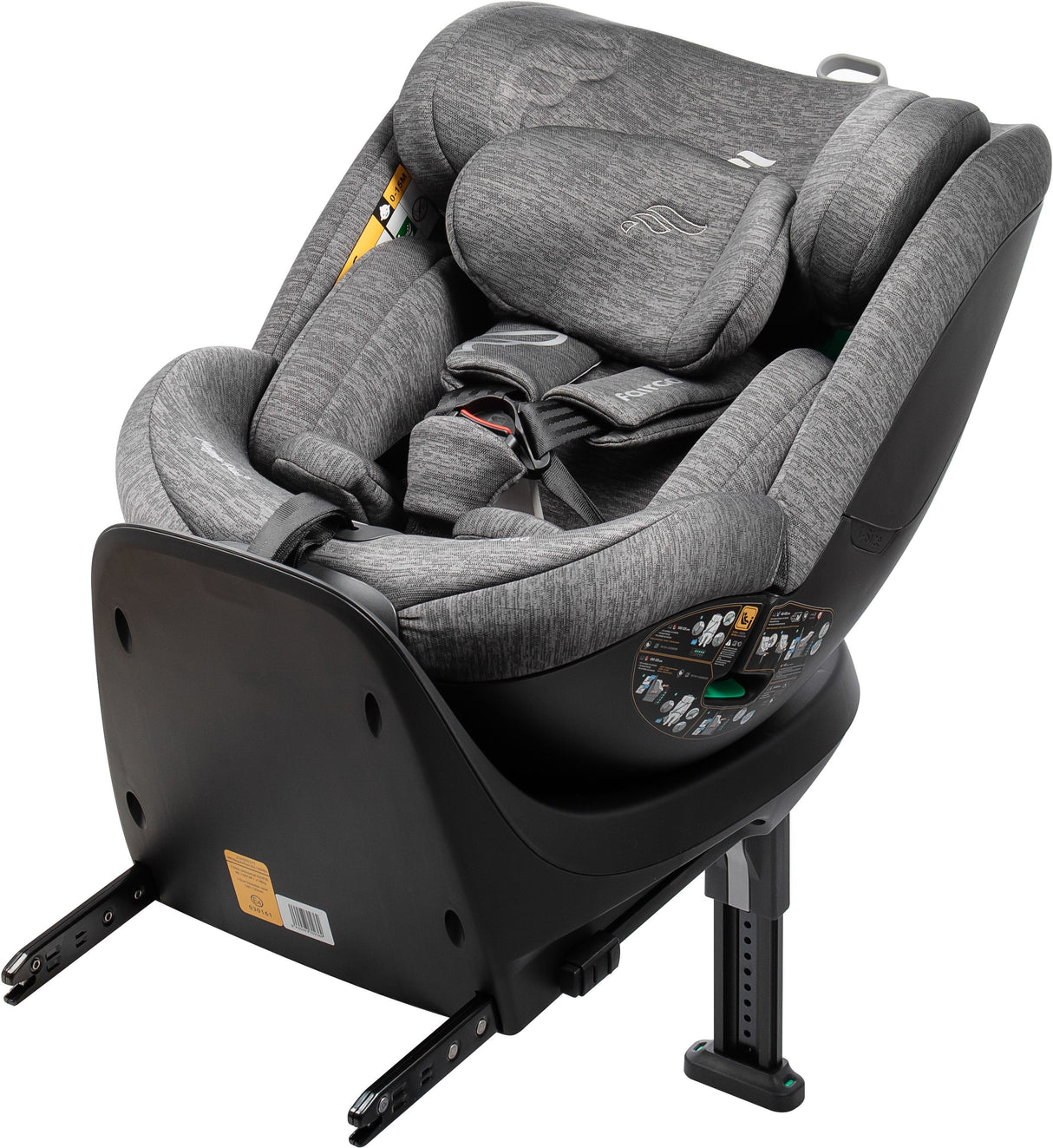 Siege auto - BABYAUTO - Magna Plus - Groupe 0/1/2/3 - I-Size - 40/125 cm - Isofix - Pivotant 360° - Inclinable - Gris