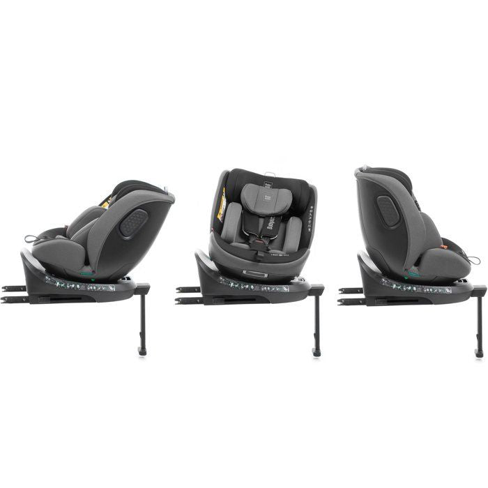 Siege auto - BABYAUTO - CORE - Groupe 0/1/2/3 - 40/150 cm - I-Size - Isofix - Pivotant - Inclinable - Réducteur - Anthracite