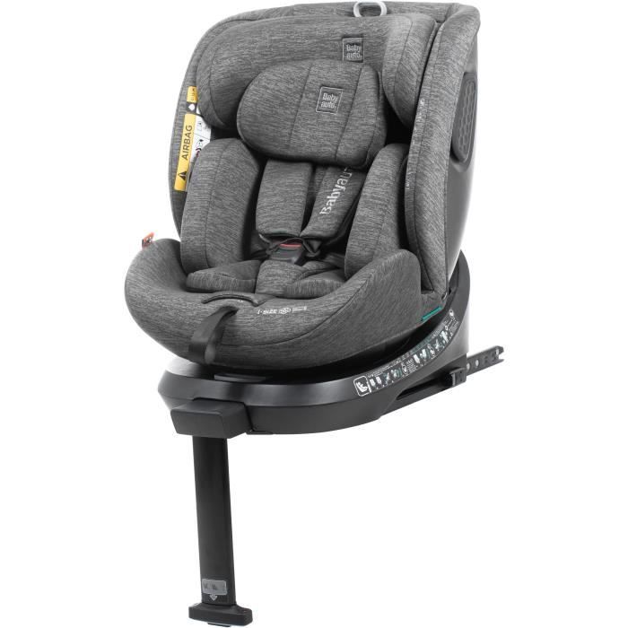 Siege auto - BABYAUTO - CORE - Groupe 0/1/2/3 - 40 / 150 cm - I-Size - Isofix - Pivotant - Inclinable - Réducteur - Gris