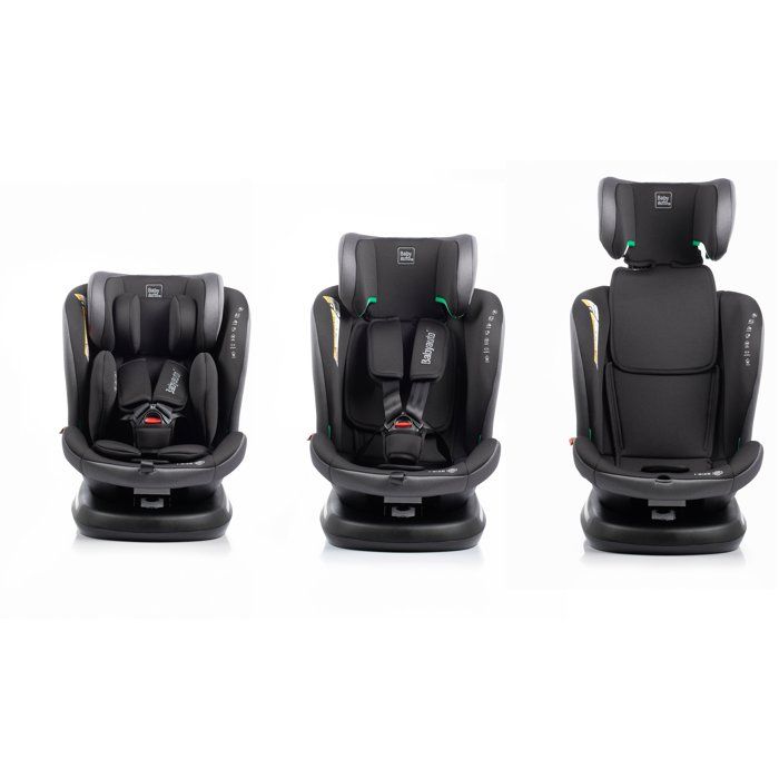 Siege auto - BABYAUTO - RODIA - Groupe 0/1/2/3 - 40/150 cm - I-Size - Pivotant - Inclinable - Avec réducteur - Stone Grey