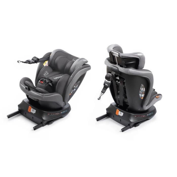 Siege auto - BABYAUTO - RODIA - Groupe 0/1/2/3 - 40 / 150 cm - I-Size Plus - Isofix - Pivotant - Inclinable - Réducteur - Gris