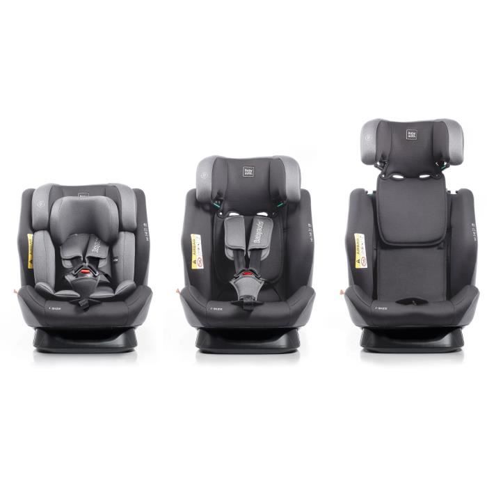 Siege auto - BABYAUTO - LOLO IBELT - Groupe 0/1/2/3 - 40 / 150 cm - I-Size - Inclinable - Réducteur - Gris