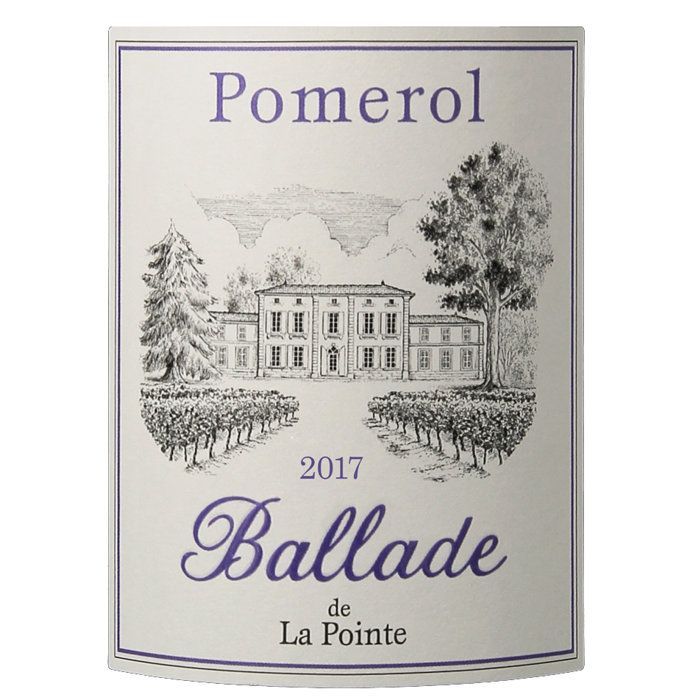 Château La Pointe 2017 Pomerol - Vin rouge de Bordeaux