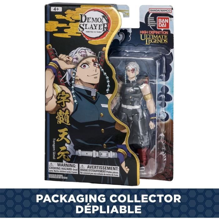 Figurine articulée Ultimate Legends HD - BANDAI - Demon Slayer - Uzui Tengen - 12 cm
