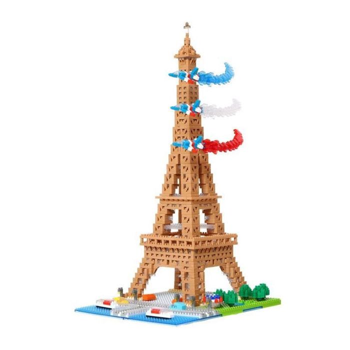 Mini-figurine en briques - BANDAI - NANOBLOCK - Tour Eiffel Deluxe - 2500 pcs