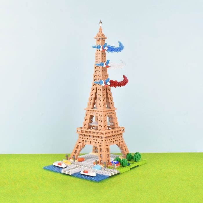Mini-figurine en briques - BANDAI - NANOBLOCK - Tour Eiffel Deluxe - 2500 pcs