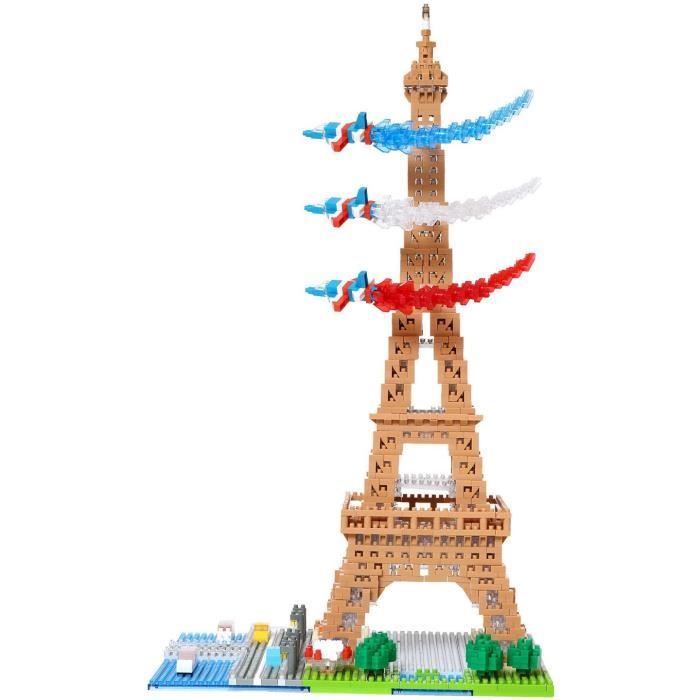 Mini-figurine en briques - BANDAI - NANOBLOCK - Tour Eiffel Deluxe - 2500 pcs